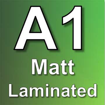 A1 matt laminated poster printing