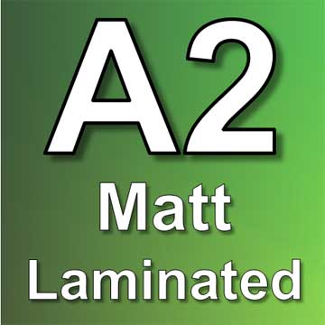 A2 matt laminated poster printing