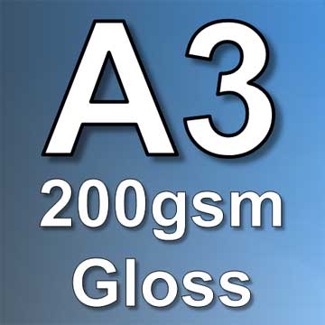 A3 gloss poster printing