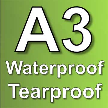 A3 waterproof-tearproof poster printing