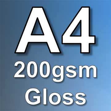 A4 gloss poster printing