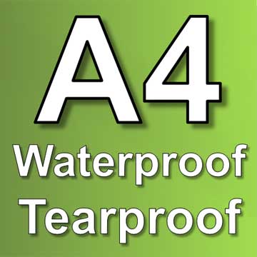 A4 waterproof-tearproof poster printing