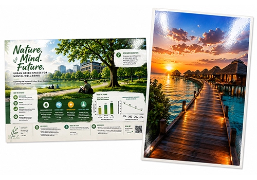 gloss paper poster